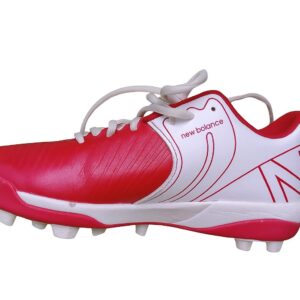 Pre-Loved New Balance Red & White Field Spiked Athletic Shoes