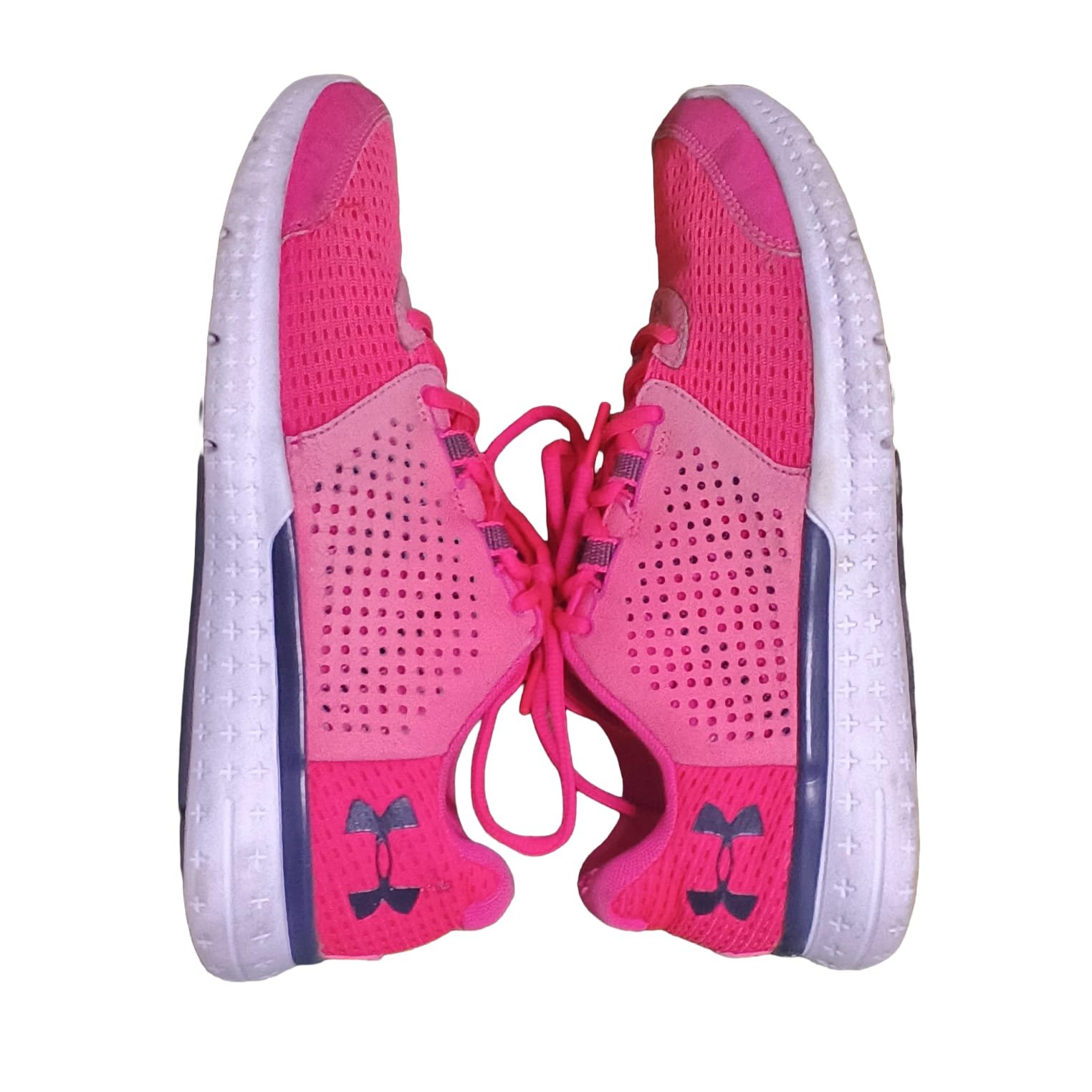 Pre-Loved Women's Under Armour Bright Pink Micro G Fuel Running Shoes - Image 3