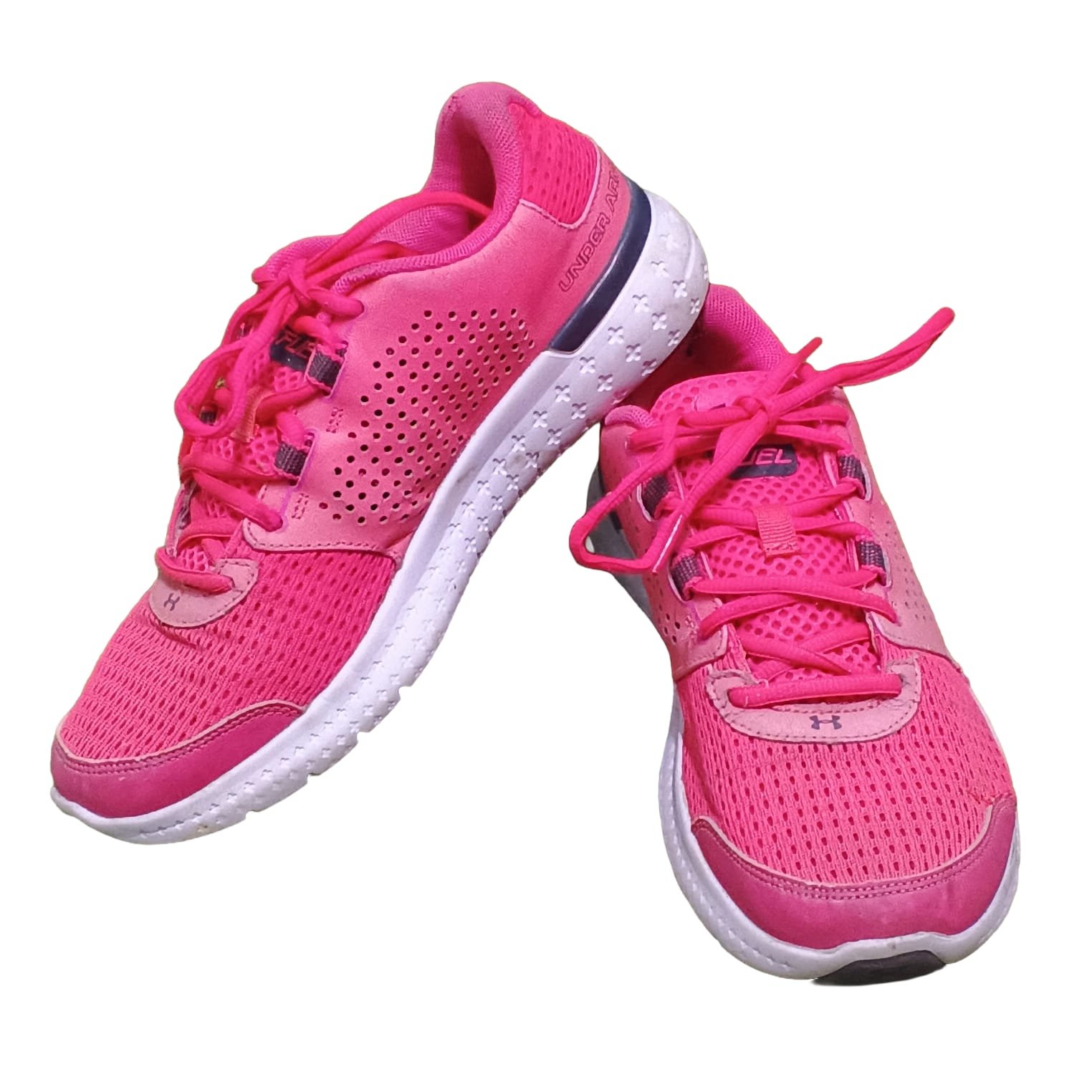 Pre-Loved Women's Under Armour Bright Pink Micro G Fuel Running Shoes